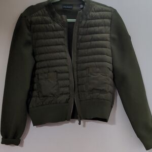 Olive Green Quilted Women's Jacket